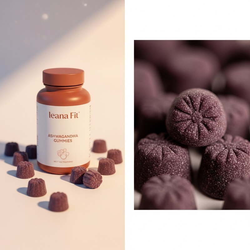 Gummies Ashwagandha Anti-Stress — 60 gummies relaxation Leana Fit