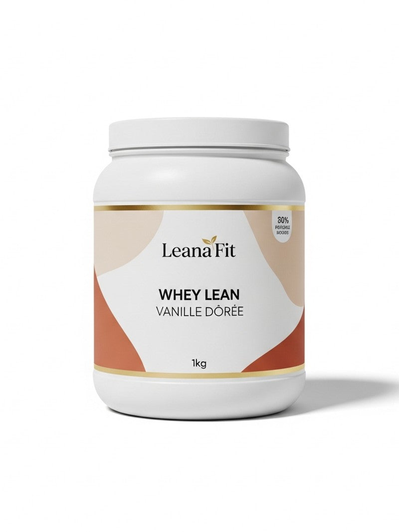 Whey Lean Vanille Dorée — Leana Fit