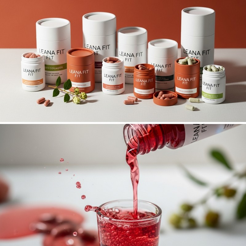 Collagène Marin Shots Fruits Rouges — 500ml beauté Leana Fit