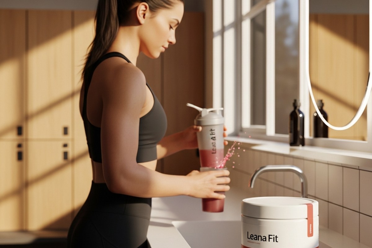 Pre-Workout Booster Framboise — 520g booster entraînement Leana Fit