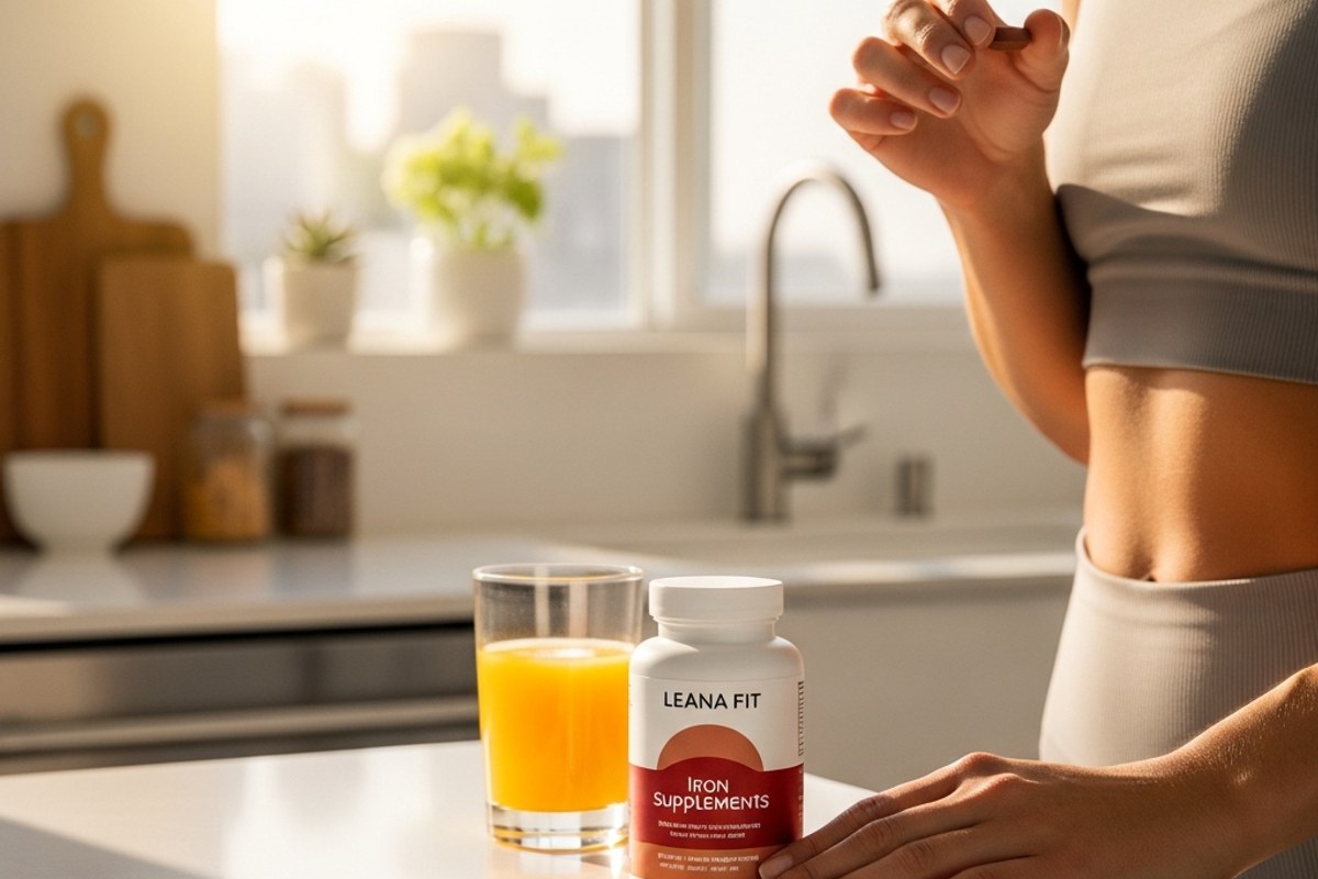Fer + Vitamine C — 120 comprimés vitalité féminine Leana Fit