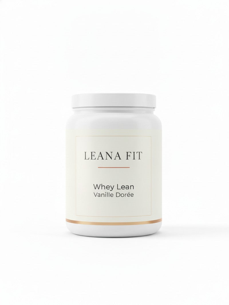 Whey Lean Vanille Dorée — Protéine premium 1kg Leana Fit